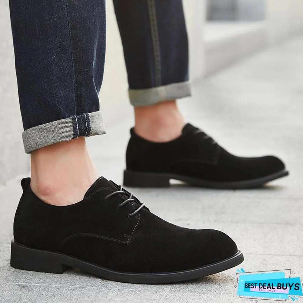 Men British Style Breathable Formal Leisure Flats Shoes