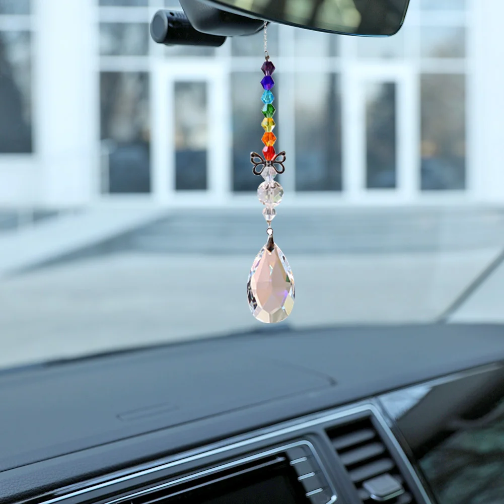 Cartoon Crystal Pendant Necklace Jewelry Craft Charm Fashion Accessory (F)