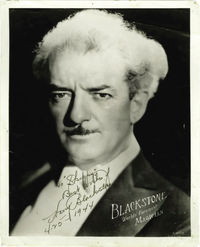 HARRY BLACKSTONE Signed Photo Poster paintinggraph - Magician / Theatre / Stage - Preprint