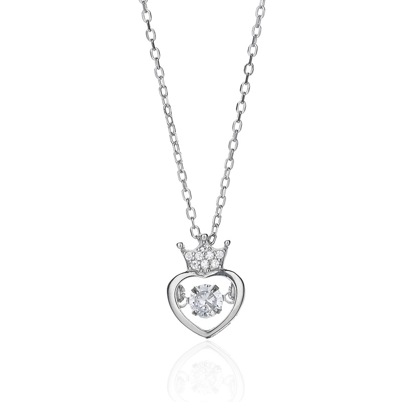 Mature Women 925 Sterling Silver Necklace