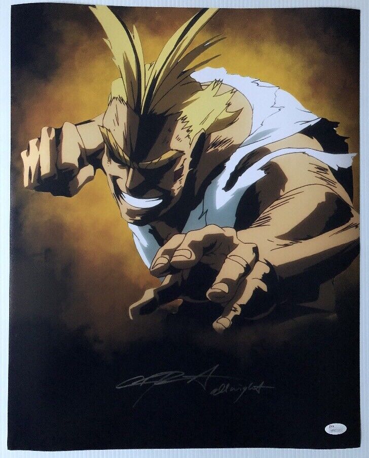 Chris Sabat Signed Autographed 16x20 Photo Poster painting My Hero Academia All Might JSA COA
