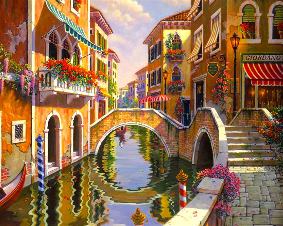 DIY Painting By Numbers Venice, Italy