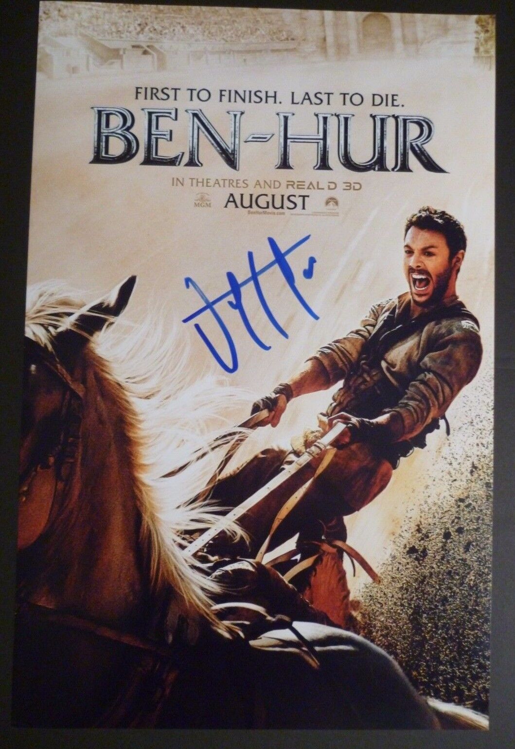 JACK HUSTON Authentic Hand-Signed BEN-HUR