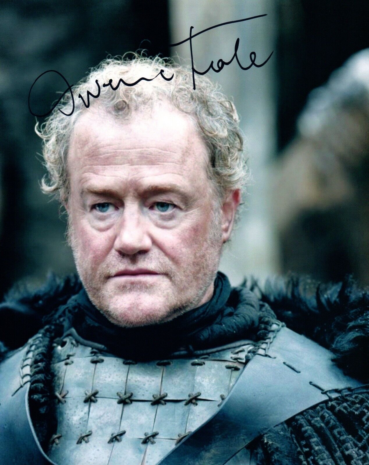 Owen Teale Signed Autograph 8x10 Photo Poster painting GAME OF THRONES Ser Alliser Thorne COA AB