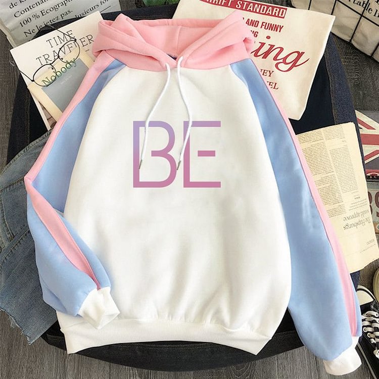 방탄소년단 BE Album Colorblock Hoodie