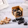 Jeu de casse-t&ecirc;te en forme de cube en bois 3D