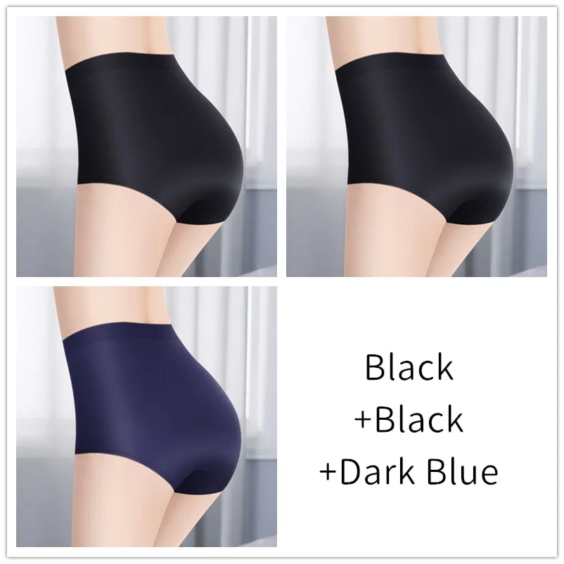 3Pcs/lot Seamless Butt High Waist Panties Slimming Body Tummy Shaper Lingerie Female Underwear Hip Control Bum Lifter Underpants
