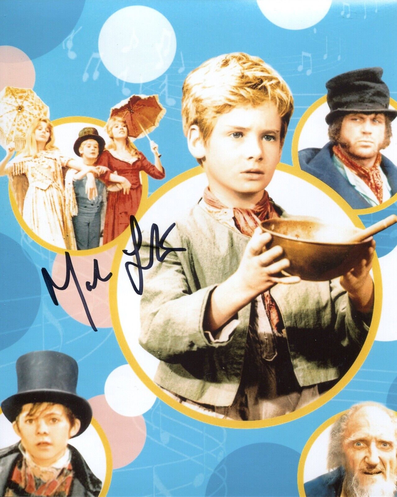 Oliver! movie 8x10 Photo Poster painting signed by actor Mark Lester IMAGE No6