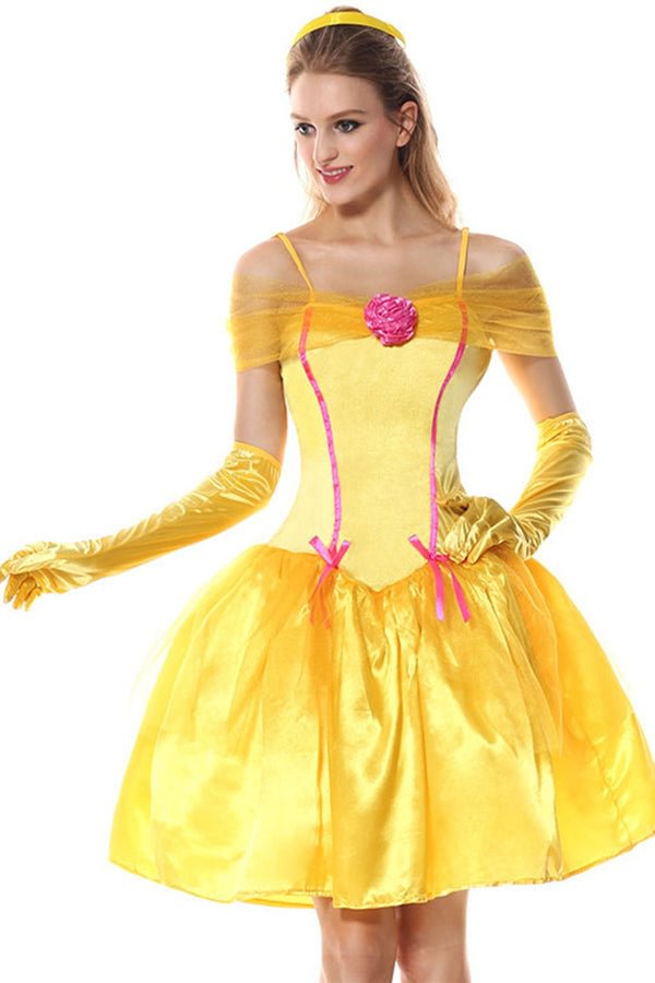 Beauty And The Beast Princess Belle Adult Costume-elleschic