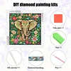 DIY Partial Special Shaped Drill Diamond Painting-Elephant