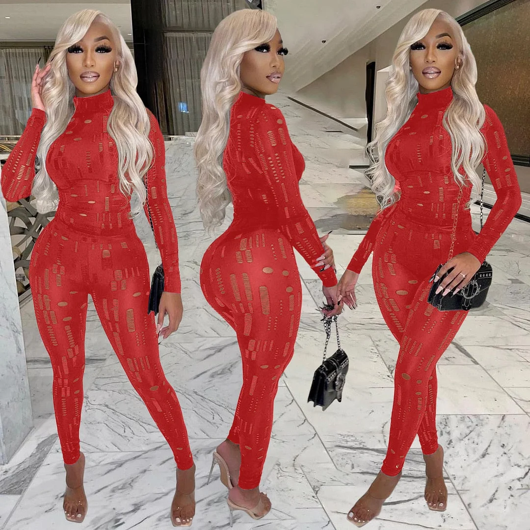 CM.YAYA Hole Active Women Set Long Sleeve T-shirt and Shorts Suit Sport Tracksuit Two Piece Set Fitness Outfit Black Tracksuit