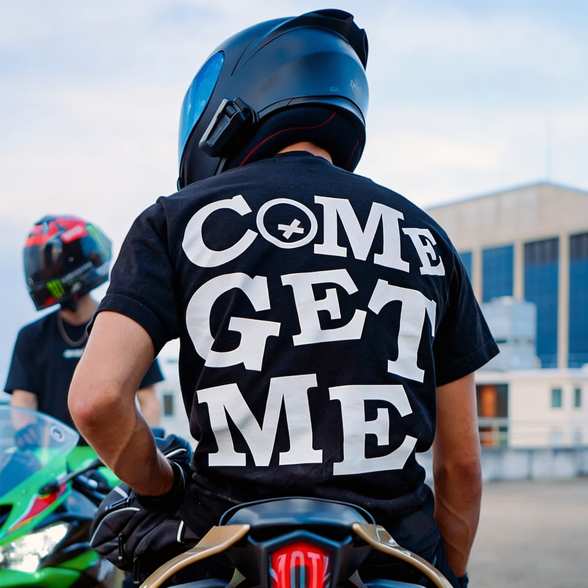 Luminous Come Get Me Motocross Style Graphic Tee