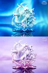 1/20 Scale World Zukan Alolan Ninetales - Pokemon Resin Statue - Pokemon Studio