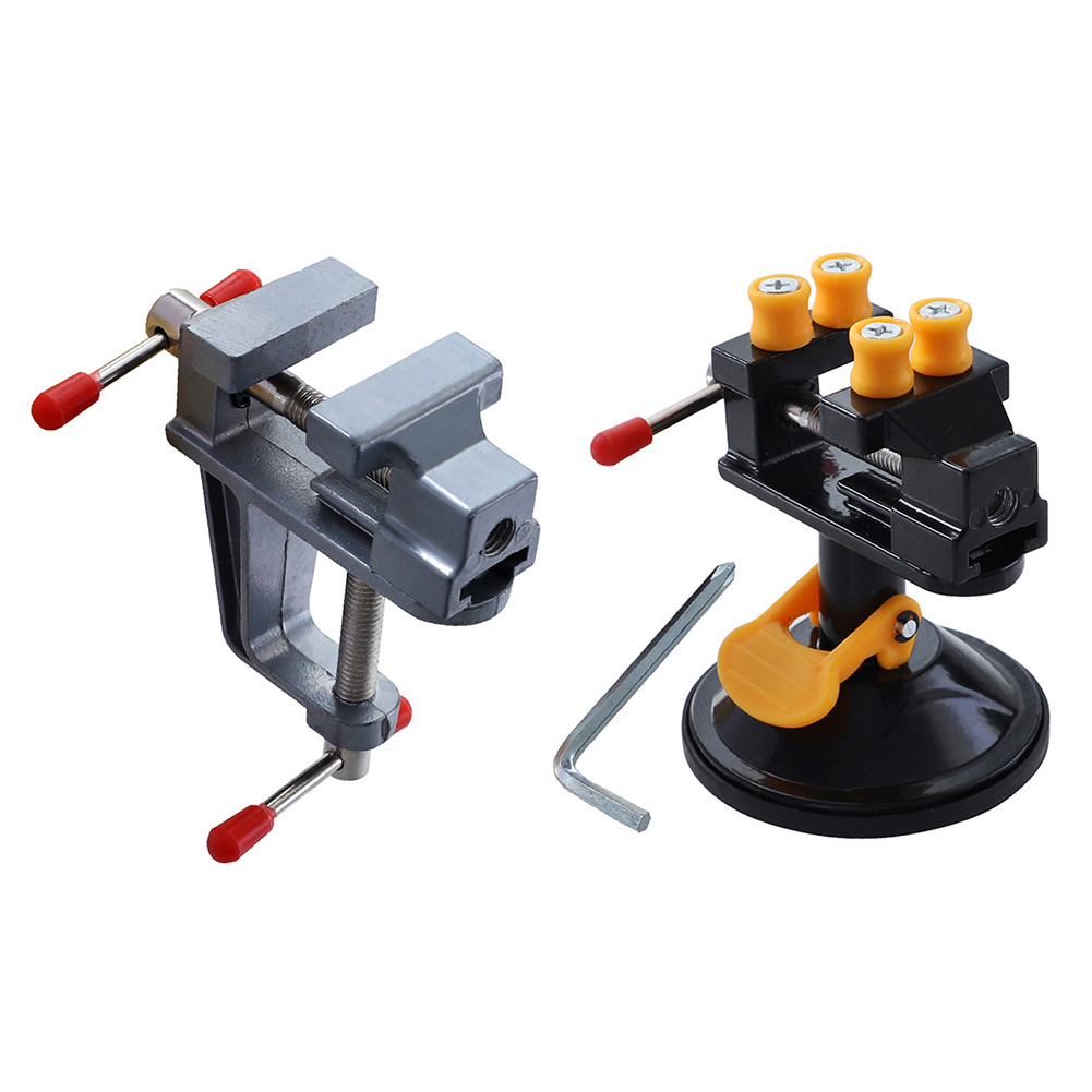 

Aluminum Alloy Miniature Small Jeweler Hobby Clamp On Table Bench Vise Tool, 501 Original