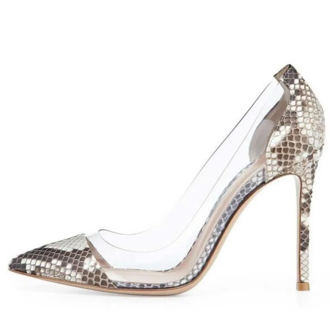 TAAFO Women's High Heels Pointed Toe Pumps Shallow Cut Shoes Show Banquet