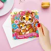 uk.everydayedeals 6Pcs DIY Diamond Painting Greeting Card - Happy Mothers Day