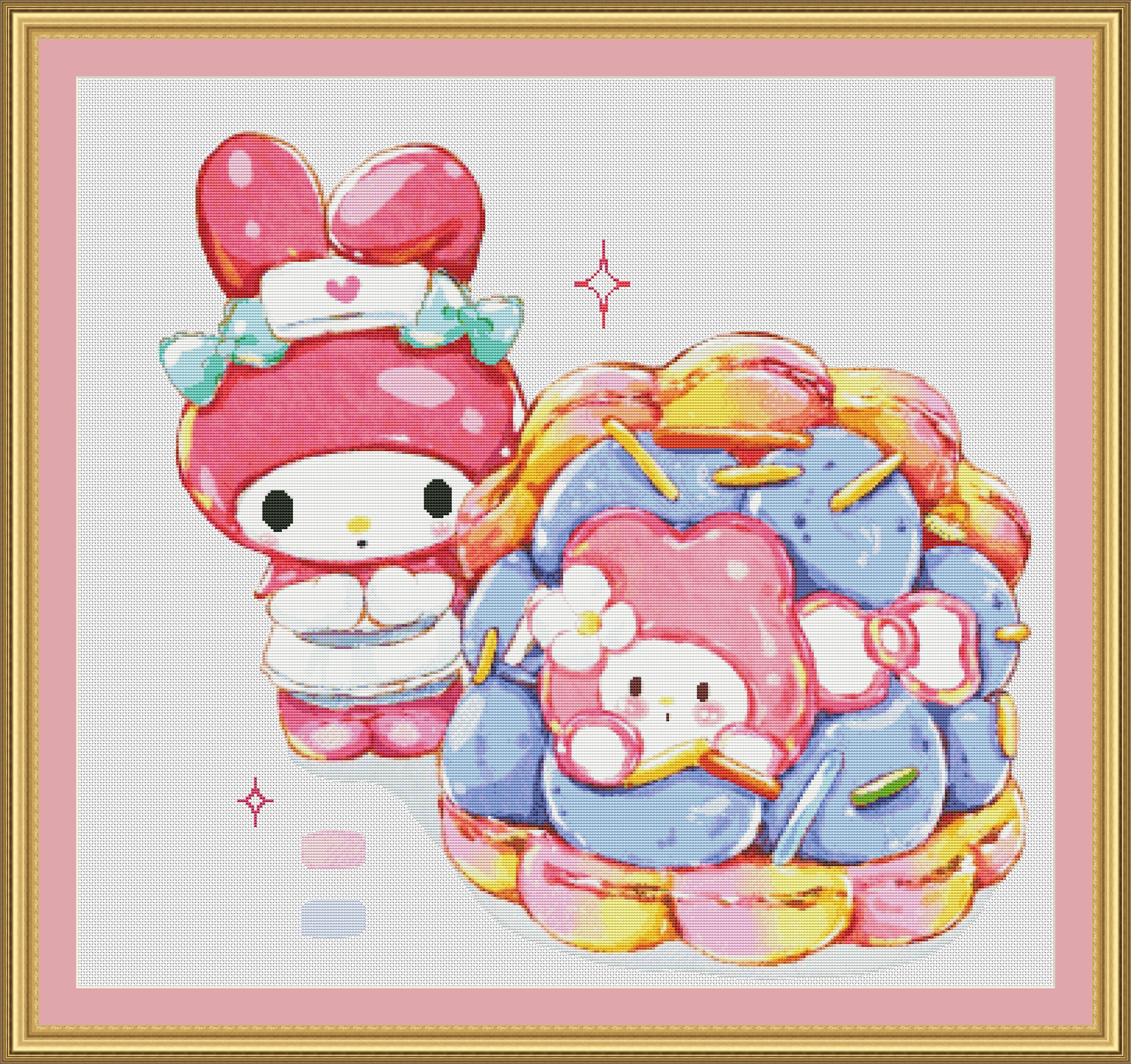 [Cute Dessert Series]  Painting Fairy Cross Stitch