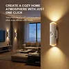 Rechargeable Stick on Night Light W/ Motion Sensor Magnetic Cordless LED Wall Night Lights for Bedroom Bedside Hallway Courtyard Doorway