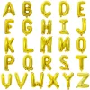 20PCS English Letters 16" Aluminum Film Golden Silver Rose Gold Balloons Birthday Party Decor