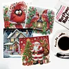 12Pcs no&euml;l - 5d bricolage bricolage carte de voeux