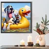 Diamond Painting-DIY Round Part AB Drill Dog(45*45CM)