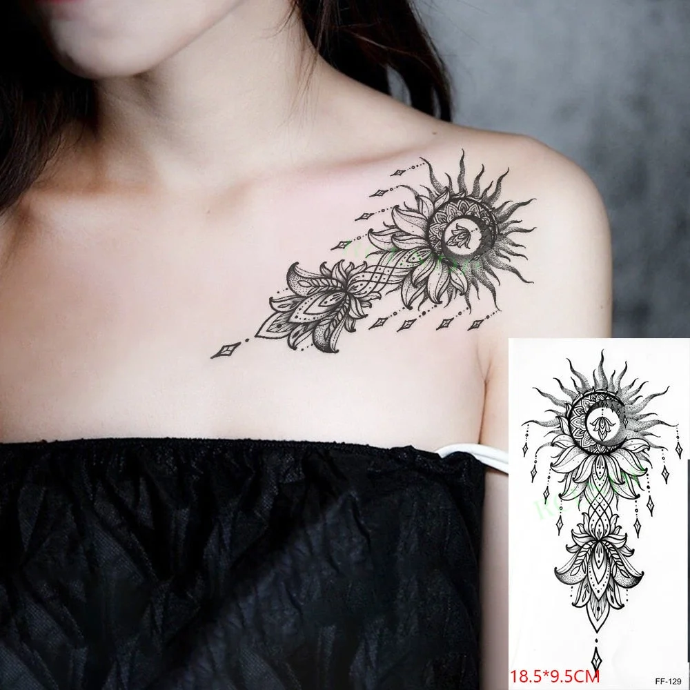 Waterproof Temporary Tattoo Sticker anchor compass sailboat tatto stickers flash tatoo fake tattoos for women girl men child