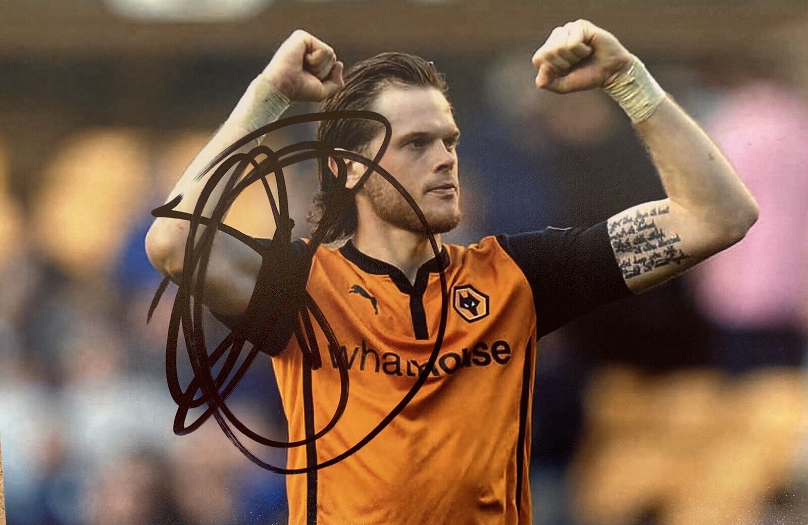 Richard Stearman Genuine Hand Signed Wolves 6X4 Photo Poster painting 2