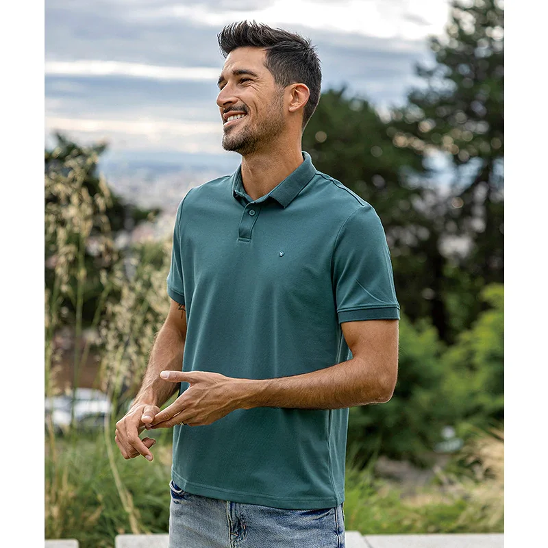 High Quality Breathable Slim Fit Embroidered Summer Polo Shirt
