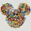 (Counted/Stamped) 11CT/18CT Coon Crowd Mickey Avatar-Cross Stitch-40*40cm/15.75*15.75in tapestrymarket
