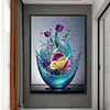 Vase-11CT Stamped Cross Stitch 40*60cm/15.75*23.62in(Big Size)