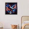 Drapeau aigle-perceuse ronde peinture diamant-30*30cm