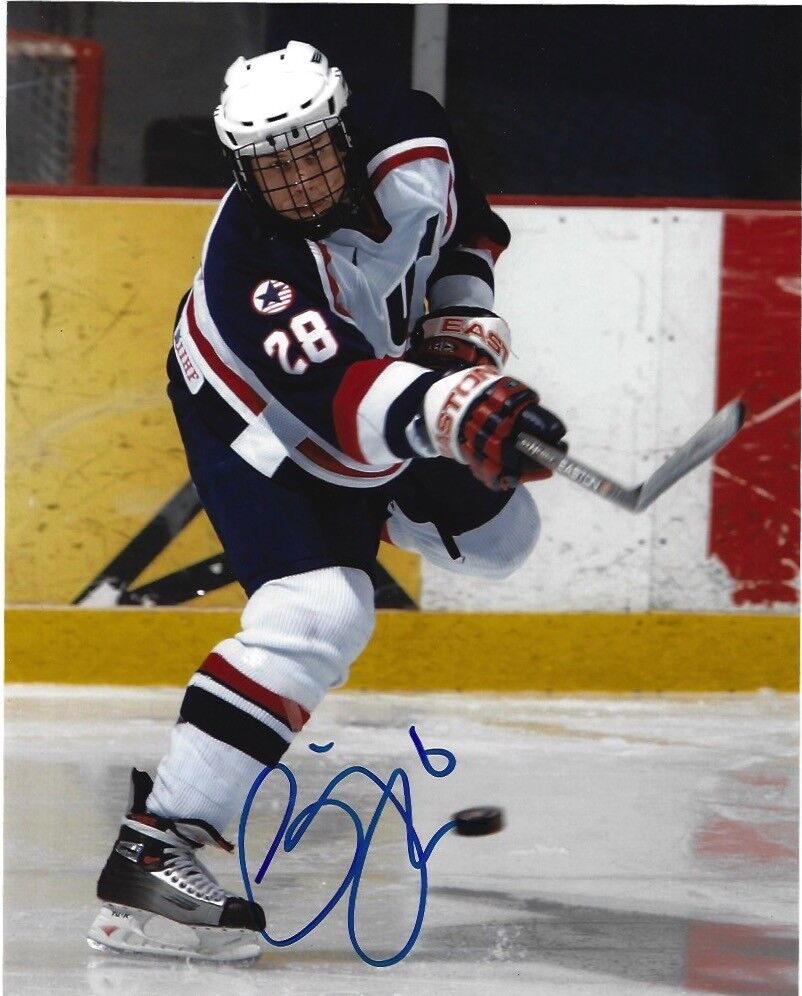 Team USA Erik Johnson Signed Autographed 8x10 Photo Poster painting COA A