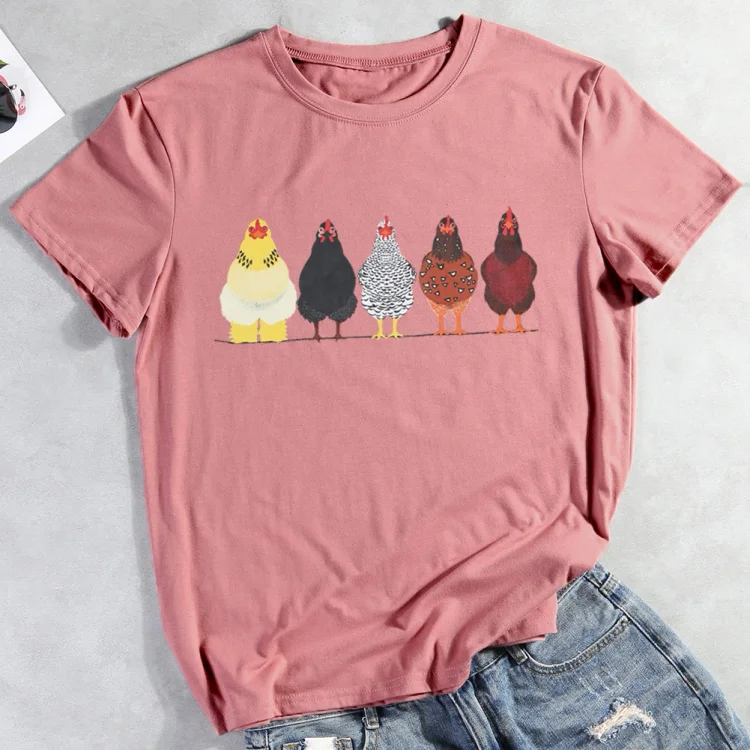 ANB -  Farm chickens T-shirt Tee -03951