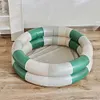 Inflatable Swimming Pool Baby  Outdoor Paddling Pool (Beige 90cm diameter)