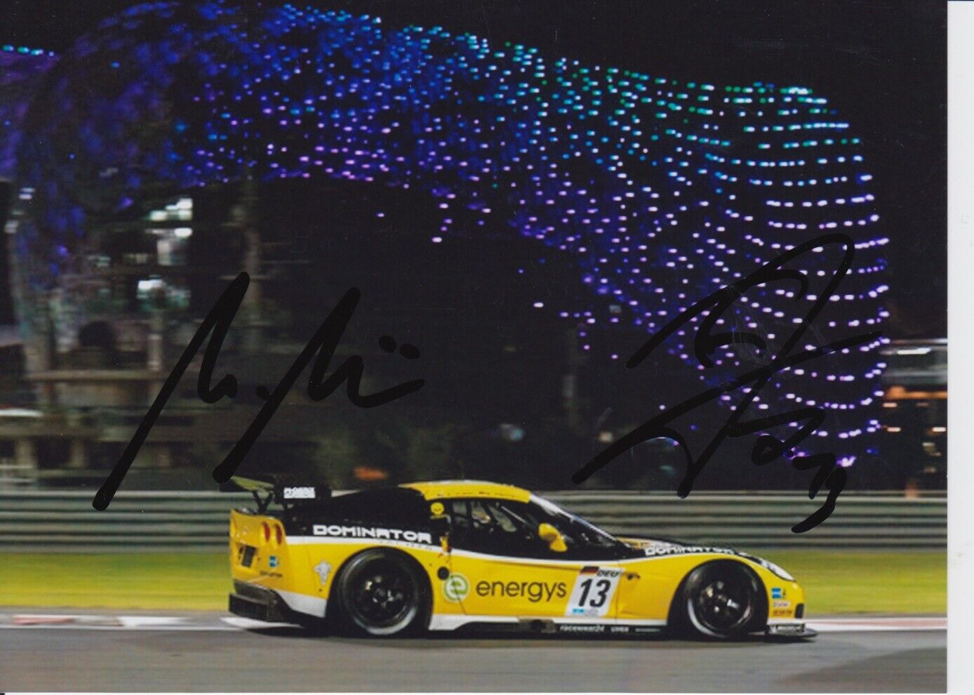 Marc Hennerici and Andreas Zuber Hand Signed 7x5 Photo Poster painting - FIA GT Championship 8.