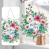 Diamond Painting Mother Day Wreath Pendant For Window Door Garden Decor