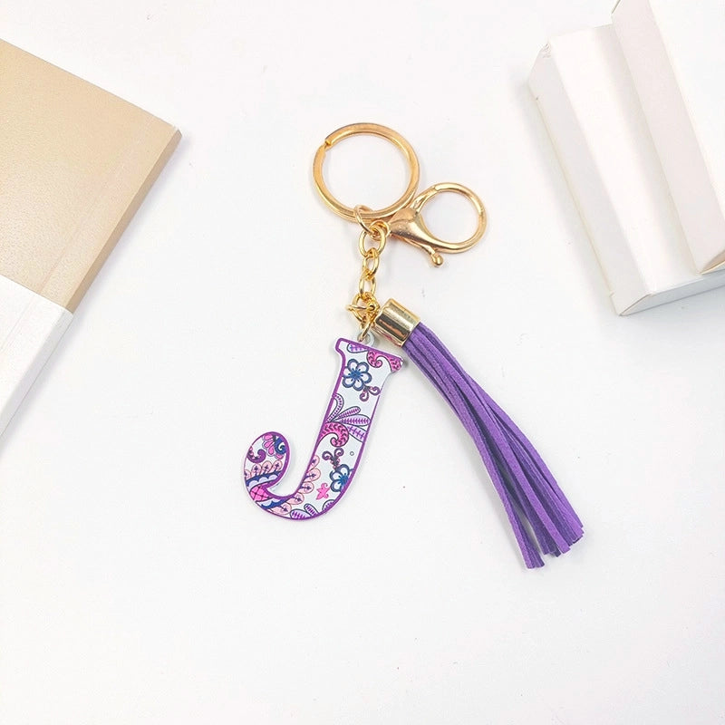 Elegant Streetwear Letter Pu Leather Alloy Women’s Bag Pendant Keychain