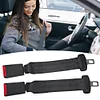2Pcs Seat Belt Extension Plug Buckle Adjustable Car Seat Belt Extender Cover