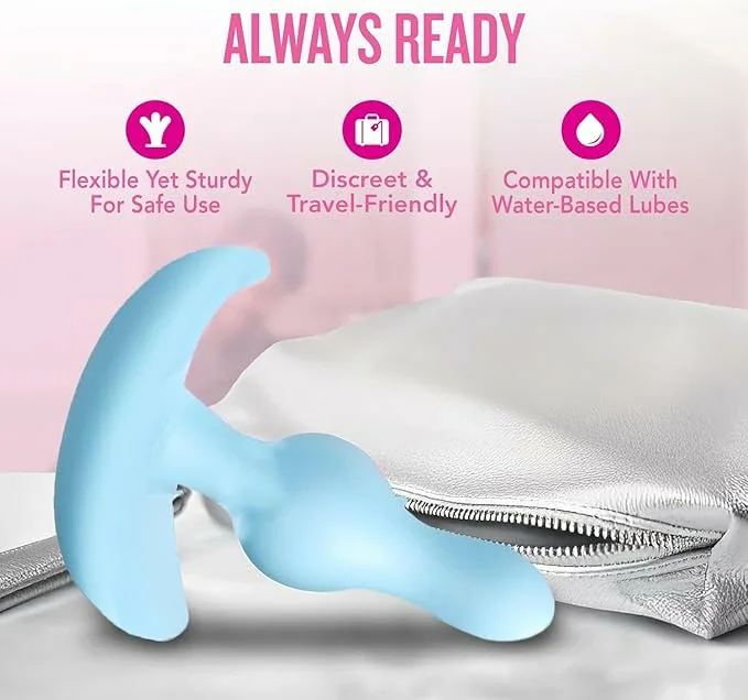 3 Pack Anal Plug Butt Plug Silicone Sex Toy for  Anal Training and Anal Stimulator Comfortable Long-Term Wear