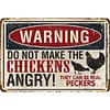 Warning Signs - Metal Tin Signs(12*16Inch)