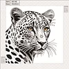 Diamond Painting-DIY Crystal Rhinestone Snow Leopard