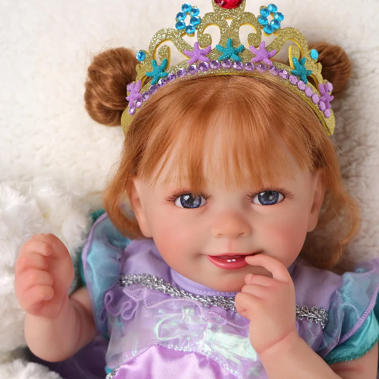 Babeside Doreen 20'' realistische wiedergeborene Babypuppe, lächelndes Mädchen, elegante kleine Prinzessin (Vorbestellung, Versanddatum: 11. Dezember)