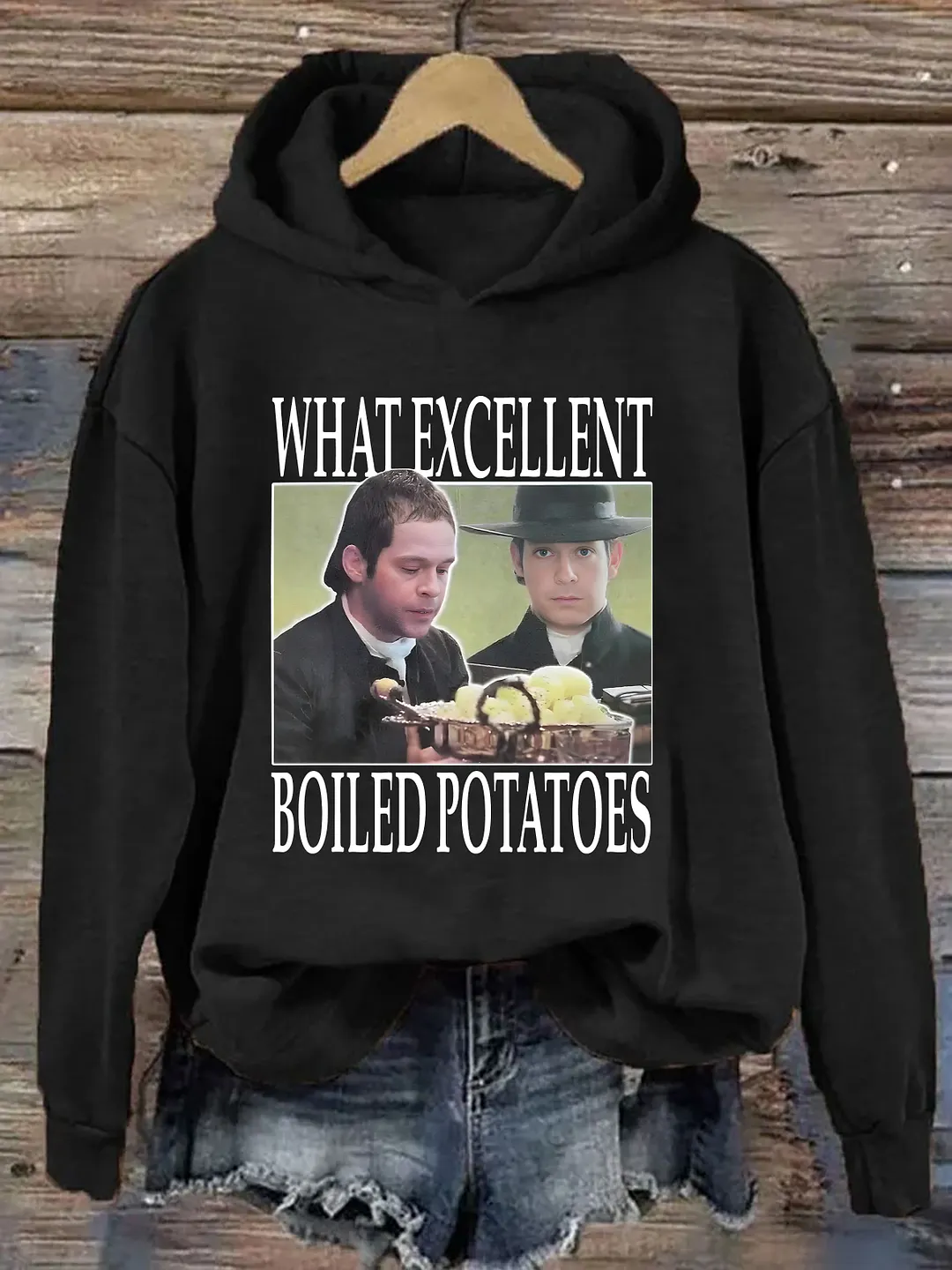 Boiled Potatoes Funny Meme Hoodie