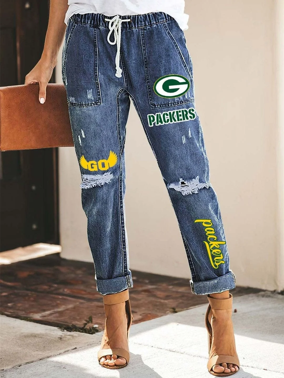 Women Bottoms Jeans Graphic