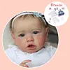 [Heartbeat💖 & Sound🔊] Realistic Reborn Baby Toddlers Girl Ellis 20'' Lifelike Awake Reborn Baby Doll with Painted Hair - RBBI-Myrebornbabydoll&reg; Myrebornbabydoll&reg;