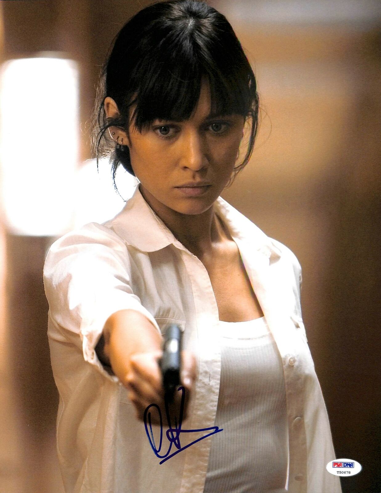 Olga Kurylenko Quantum Of Solace Signed Authentic 11X14 Photo Poster painting PSA/DNA #T50678