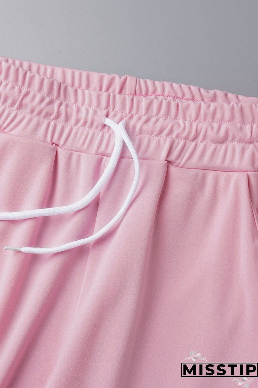 Blue Casual Solid Basic U Neck Long Sleeve Two Pieces