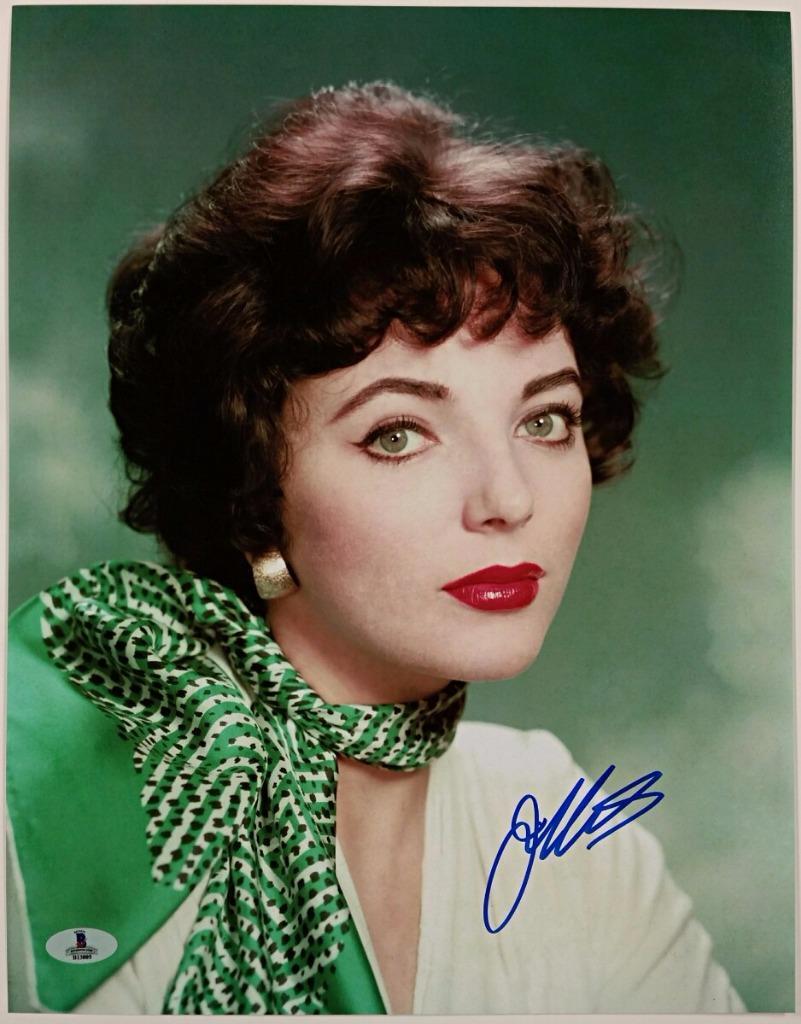 JOAN COLLINS Signed 11x14 Photo Poster painting Actress AUTO #1 w/ BAS Beckett COA Autograph