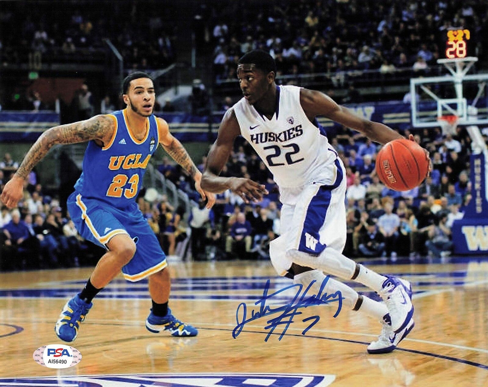 Justin Holiday signed 8x10 Photo Poster painting PSA/DNA Washington Huskies Autographed