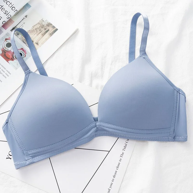 Women Bra Soft Wireless Sexy Lingerie Fashion Adjusted Seamless Bralette Female Push Up Full Cup Bra Zero Pressure Underwear